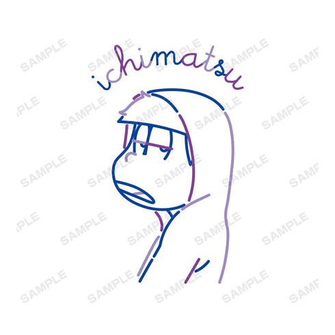 『おそ松さん』一松 ラインアート Tシャツメンズ【202509再販】